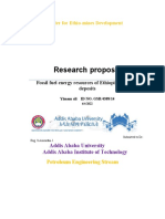 Research Proposal: Center For Ethio-Mines Development