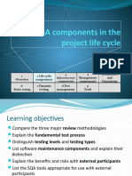 Chapter 2 - SQA Components in The Project Life Cycle