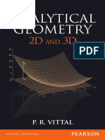 Analytical Geometry, 1e 2D and 3D by Vittal, P. R