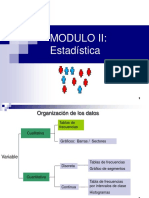 Estadística módulo II: Organización y análisis de datos