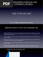 Maharashtra National Law University, Mumbai: Life Cycle of A Suit'