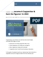 How To Become A Copywriter & Earn Six Figures+ in 2022 - 1648718444348