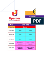 Horario LAE P2022