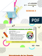 Ejercicios de Estadistica Semana 5