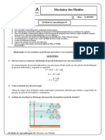 Atividade de Aprendizagem 01 Mecflu