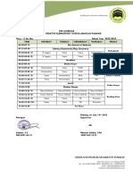 Jadwal Pelajaran An Nur Class 5