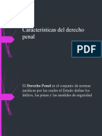 Características Del Derecho Penal