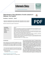 Determinants of The Indications of Sectio Caesarea in Makassar City Hospital