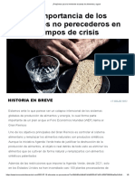 ¡Prepárese para La Inminente Escasez de Alimentos y Agua!