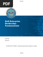 DoD Enterprise DevSecOps 2.0 Fundamentals