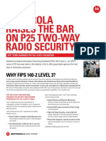 Motorola Raises The Bar On P25 Two-Way Radio Security: Why Fips 140-2 Level 3?