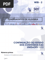 WEB 2 - Disciplina de Fundamentos de Álgebra-Professor Anderson