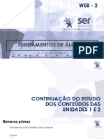 WEB 2 - Disciplina de Fundamentos de Álgebra-Professor Anderson