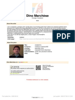 Dino Marchèse: About The Artist