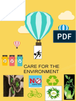 Care For The Environment Infographics