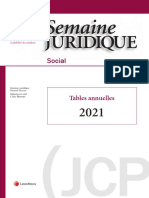 Revue Jurisclasseur La Semaine Juridique Social 2021