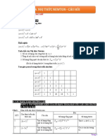 4. Nhị thức newton - câu hỏi