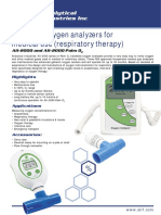 Handheld Oxygen Analyzers For Medical Use (Respiratory Therapy)