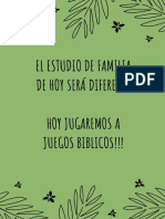 El Estudio de Familia de Hoy Será Diferente Hoy Jugaremos a Juegos Biblicos!!! (2)