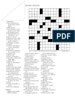Horizontal: NY Times, Wed, Jul 6, 2022 Chase Dittrich / Will Shortz