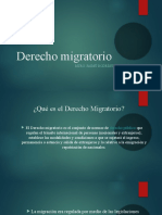 Derecho Migratorio