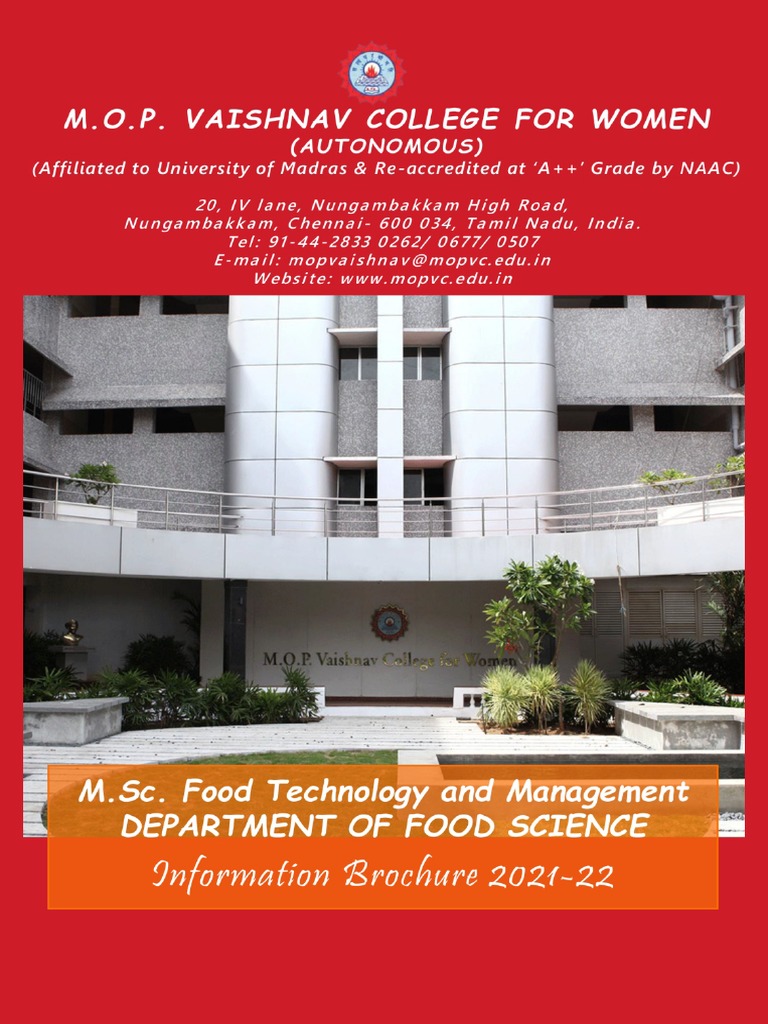 MSCFOODTECHNOLOGYMANAGEMENT PDF
