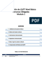 Capacitación básica LD/FT: Definición, efectos e instrumentos