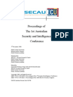 Sec Intel Proceedings 2008