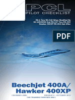 Pilot Check List - PCL - BE40