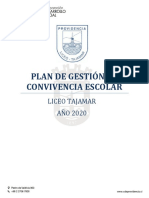 Plan Gestion Convivencia Escolar