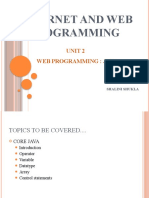 Java Web Programming Core Concepts