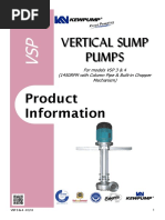 VSP 3 & 4, 1450rpm With Column Pipe Catalog