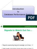 Database Performance Tuning