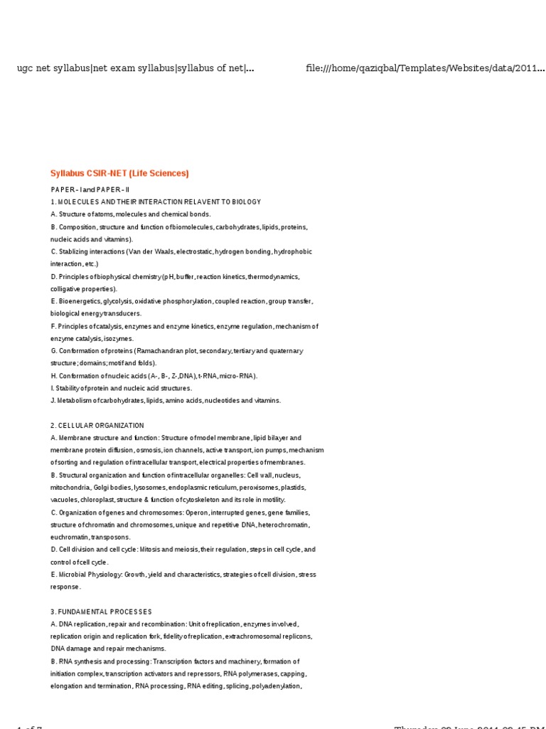 Ugc Net Syllabus Net Exam Syllabus Syllabus of Net Pathfinder | PDF ...