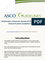 Antiemetics: American Society of Clinical Oncology Clinical Practice Guideline Update