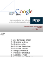 Google Sites Laguntza