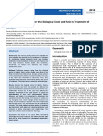 External Factors That Direct The Biological Clock and Role in Treatmet of Disease