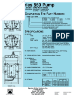 Series 550 Pump: C T P N