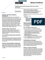 PDF Fillable Medical Cert