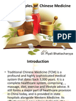 Basic Principles of Chinese Medicine Dr. Piyali Bhattacharyya
