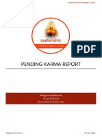 Pending Karma Report: Balgovind Mishra