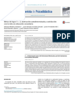 S1136103417300941Metas de Logro 3 × 2, Motivación Autodeterminada y Satisfacción