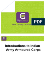 Introductions to Indian Army Armoured Corps