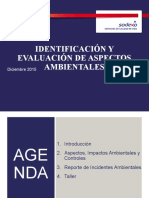 Identificación y evaluación de aspectos ambientales