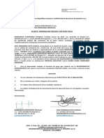 Terminacion Proceso Por Pago Total Con Facultad para Recibir Inverst Ruben Dario Hernando Mendoza