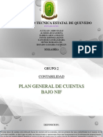 Plan General de Cuentas Bajo NIF