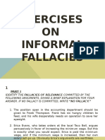 Identifying Fallacies in Arguments about Informal Fallacies/TITLE