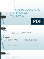 SISTEMAS DE ECUACIONES DIFERENCIALES