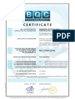 Certificado ISO 37001 2016