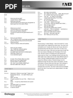 A1+ Unit, Review and End of Year Test Audioscript